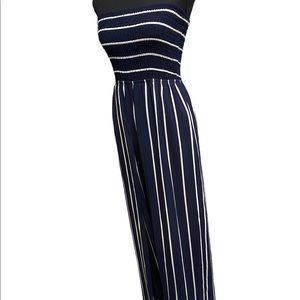 Striped jumpsuit
